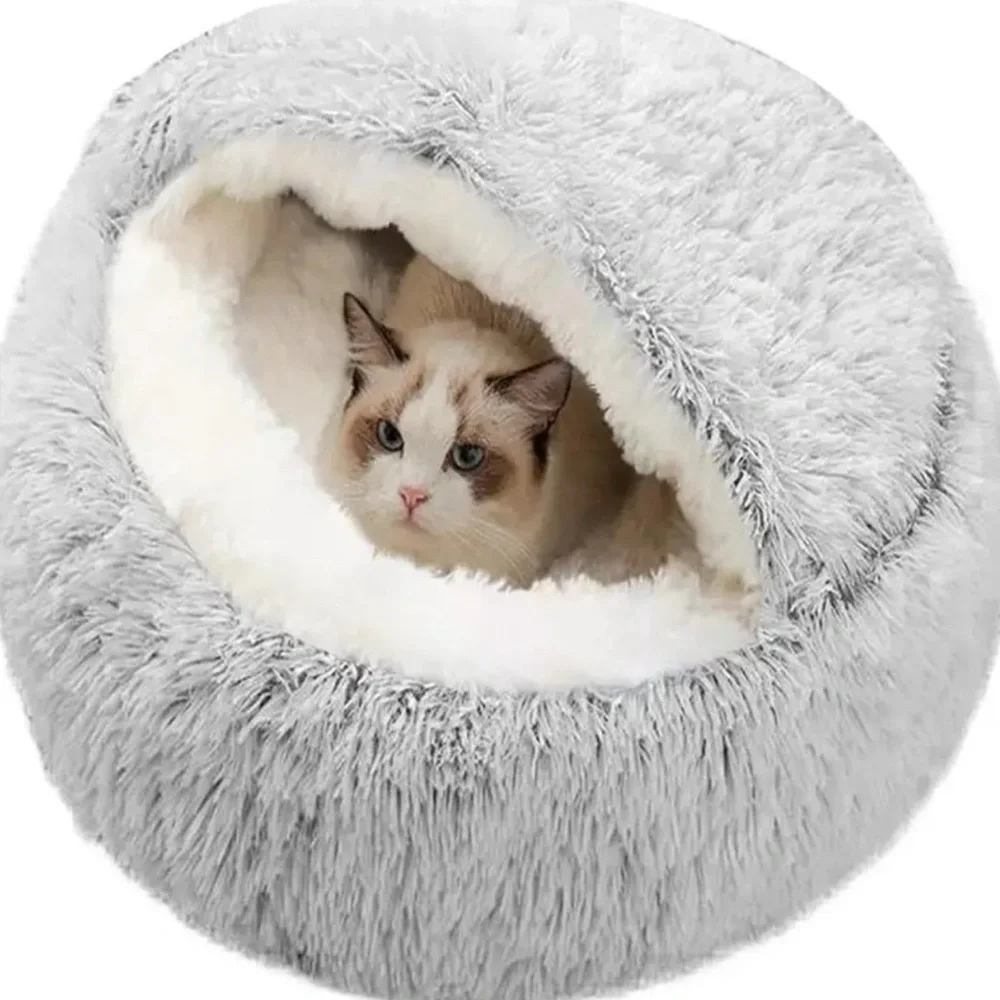 Dog/Cat warmer Bed Round Plush